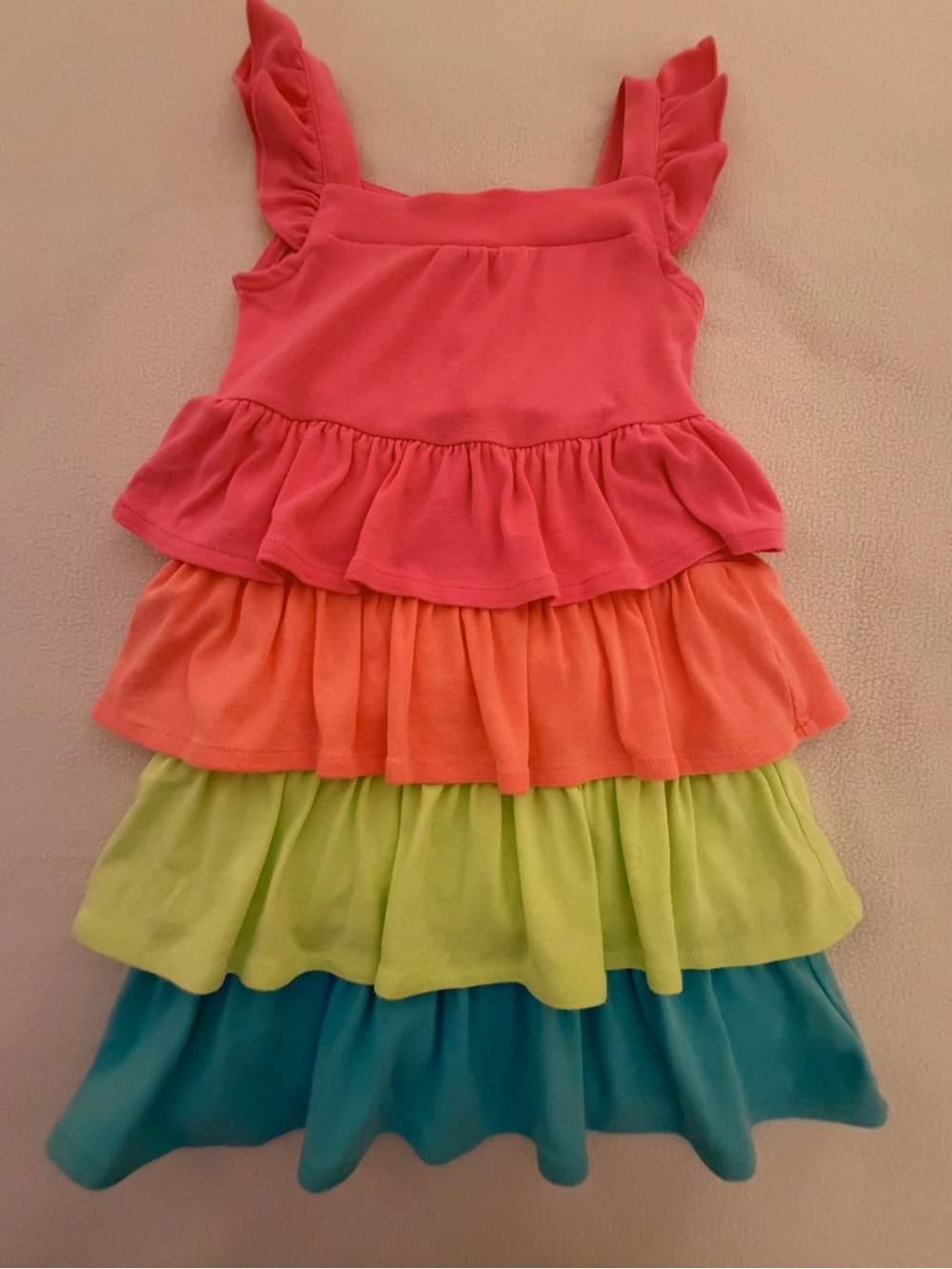 Gymboree Popsicle Party Rainbow Tiered Dress - Picture 7 of 7